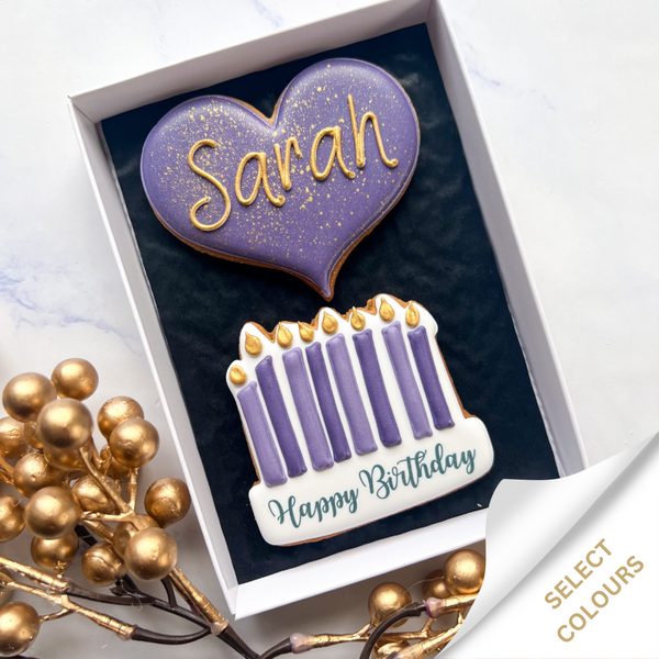 Classic Birthday Biscuits - Gift Set of 2