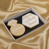 Beige Bridesmaid Biscuit Proposal Gift Box