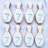 Bowling Pin Iced Biscuit