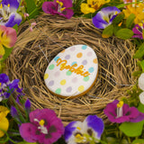 Personalised Easter Egg Iced Biscuit Gift for him