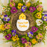 Personalised Easter Chick Iced Biscuit