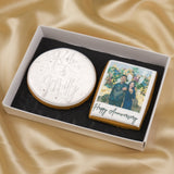 Happy Anniversary Personalised Polaroid Biscuit