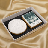 White Personalised New Baby Iced Biscuit Gift