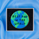 Best Dad in the World Father's Day iced biscuit gift box by Molly's Bakehouse