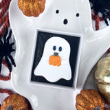 Cute Halloween Ghost Biscuit