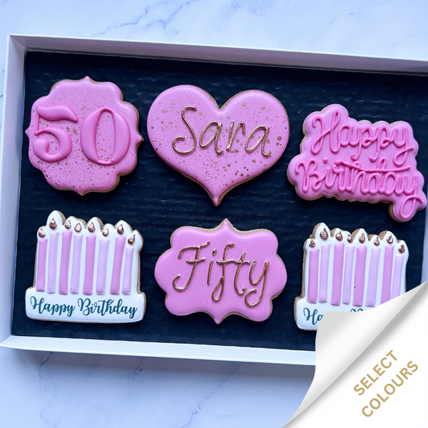 Classic Birthday Biscuits - Gift Set of 6