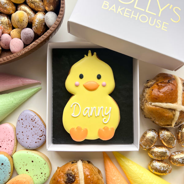 Personalised Easter Chick Biscuit
