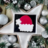Christmas Santa Hat Iced Biscuit