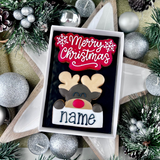 Merry Christmas & Reindeer Iced Biscuits