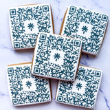 Edible QR Code Biscuits