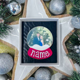 Personalised Snow Globe Biscuit Gift Box