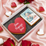 Valentines ice biscuit gift box