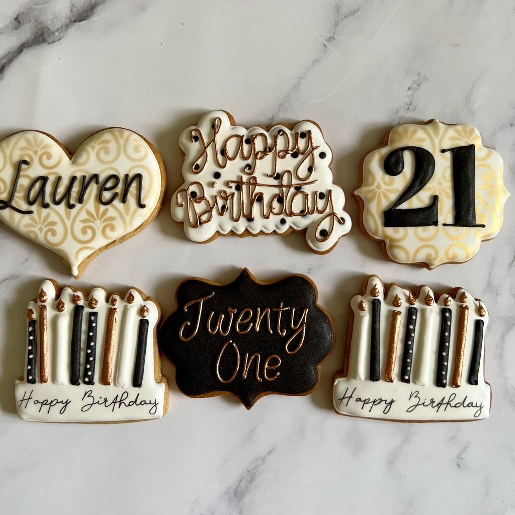Classic Birthday Biscuits Delicious, Handmade & Personalised Molly