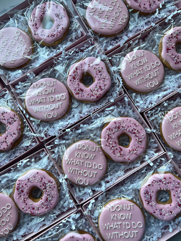 Valentines Day Personalised Iced Biscuits