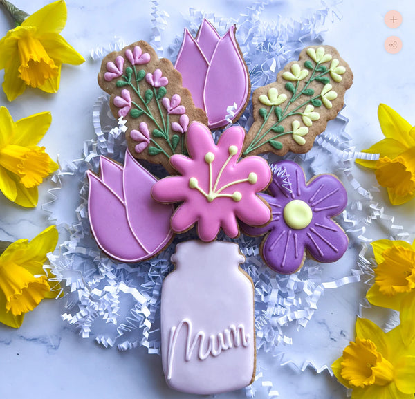 Mother's Day Personalised Iced Biscuits: Celebrate Mum in Style
