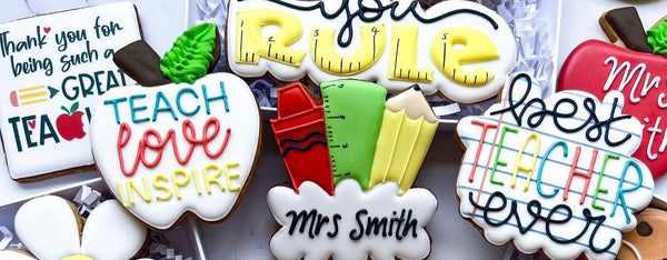 personalised teacher biscuits