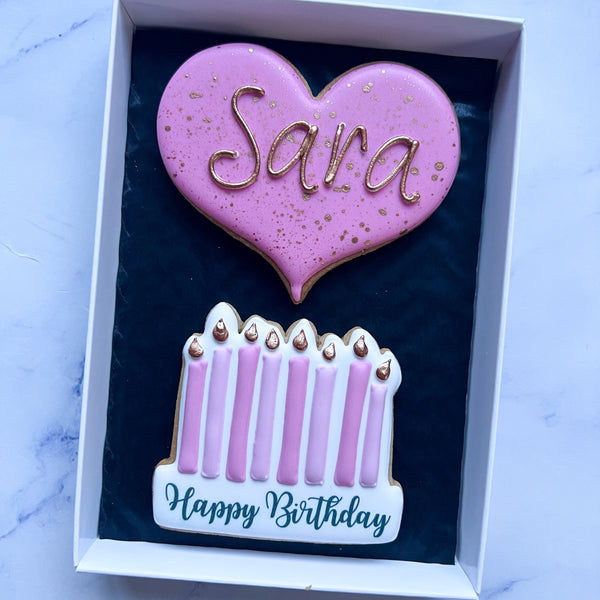 Classic Birthday Biscuits - Gift Set of 2