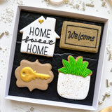 New Home Biscuit Gift Box of 4