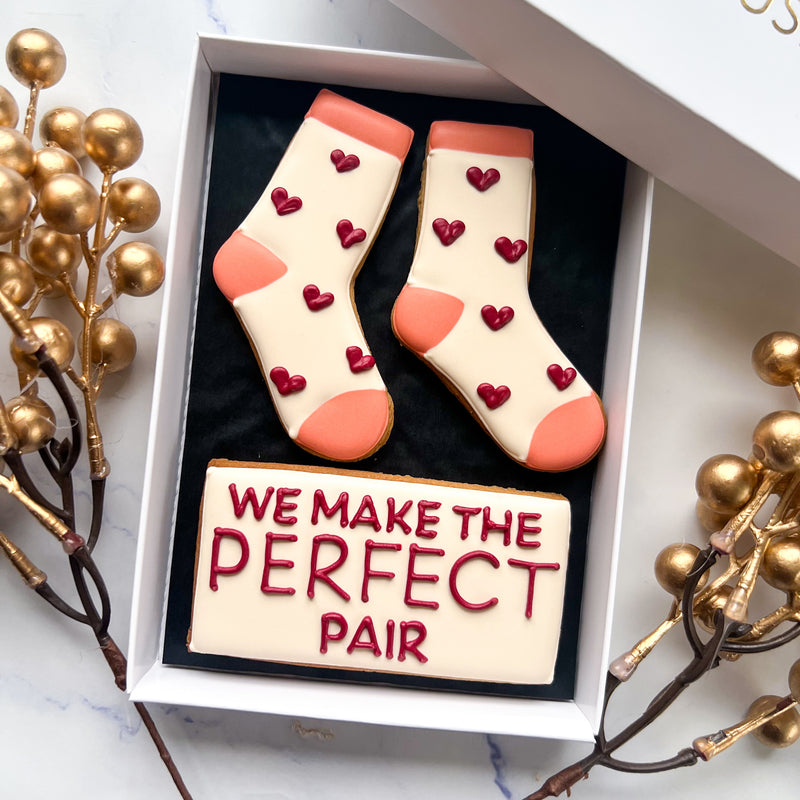 Caja de regalo de San Valentín: "Hacemos la pareja perfecta"