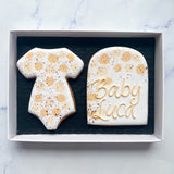 New baby biscuits- personalised set of 2