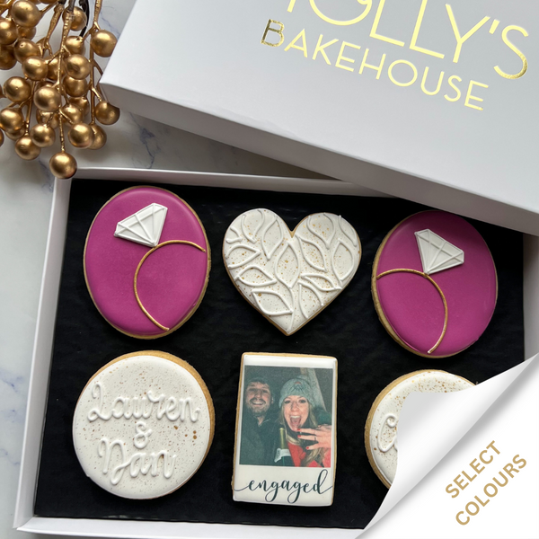 Engagement Biscuits - Gift Box of 6