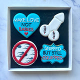 Vasectomy Biscuits Set of 4: "Happy Vasectomy Day"