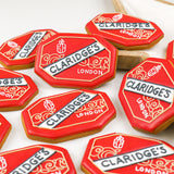 Personalised London Claridge's Cookies