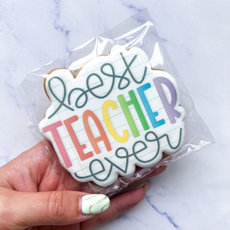 Printed Thank you Teacher Biscuits