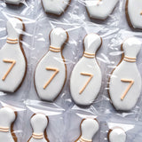 Bowling Pin Iced Biscuits
