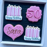 Classic Birthday Biscuits - Gift Set of 4