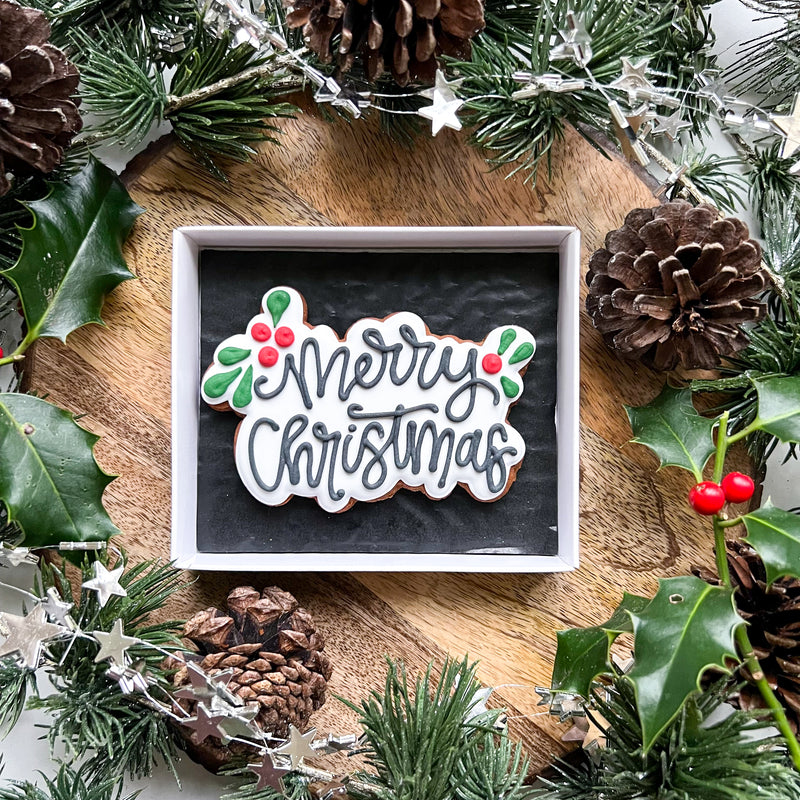 Merry Christmas Biscuit Gift Box