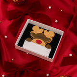 Personalised Christmas Reindeer Biscuit| Christmas Iced Biscuits