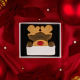 Personalised Christmas Reindeer Biscuit| Christmas Iced Biscuits