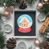 Personalised Snow Globe Biscuit