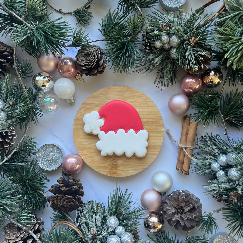 Christmas Santa Hat Biscuit