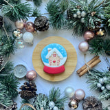 Snow Globe Iced Biscuit