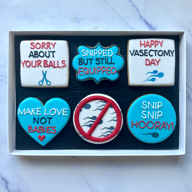 Vasectomy Biscuit Set of 6