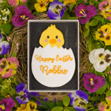 Personalised Easter Chick Iced Biscuit