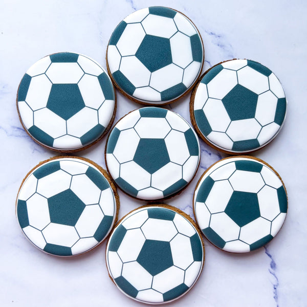Individual Football Biscuits