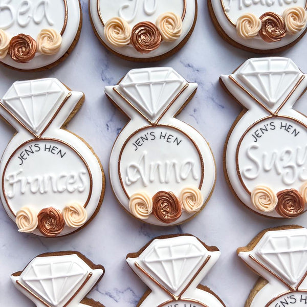 Biscuits glacés pour enterrement de vie de jeune fille