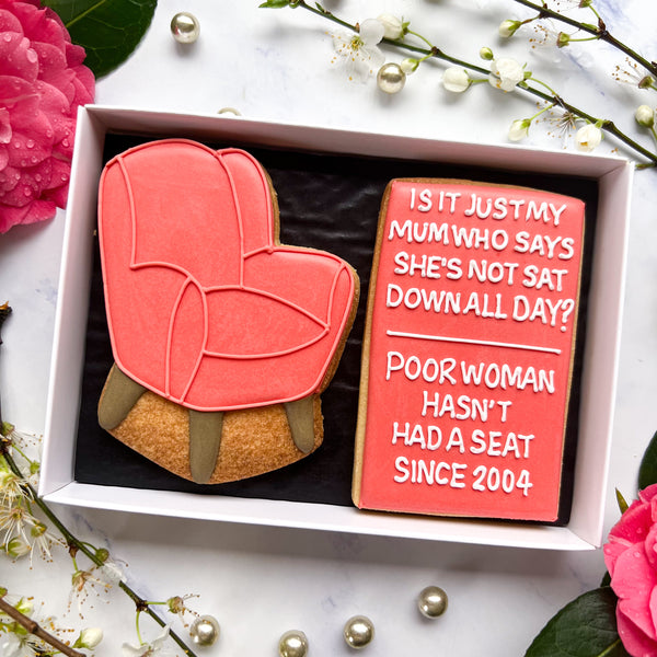 For The 'Mums Who Never Sits Down' Biscuit Gift Box