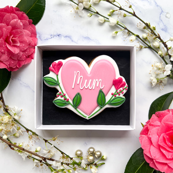 Mother's Day Heart Biscuit Gift Box
