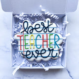 best teacher ever biscuit