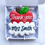 Personalised Teacher Thank You Biscuit