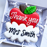 Personalised Teacher Thank You Biscuit
