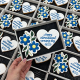 International Women's Flower Biscuits