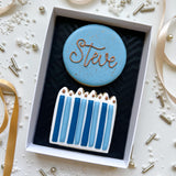 Blue Birthday Biscuits