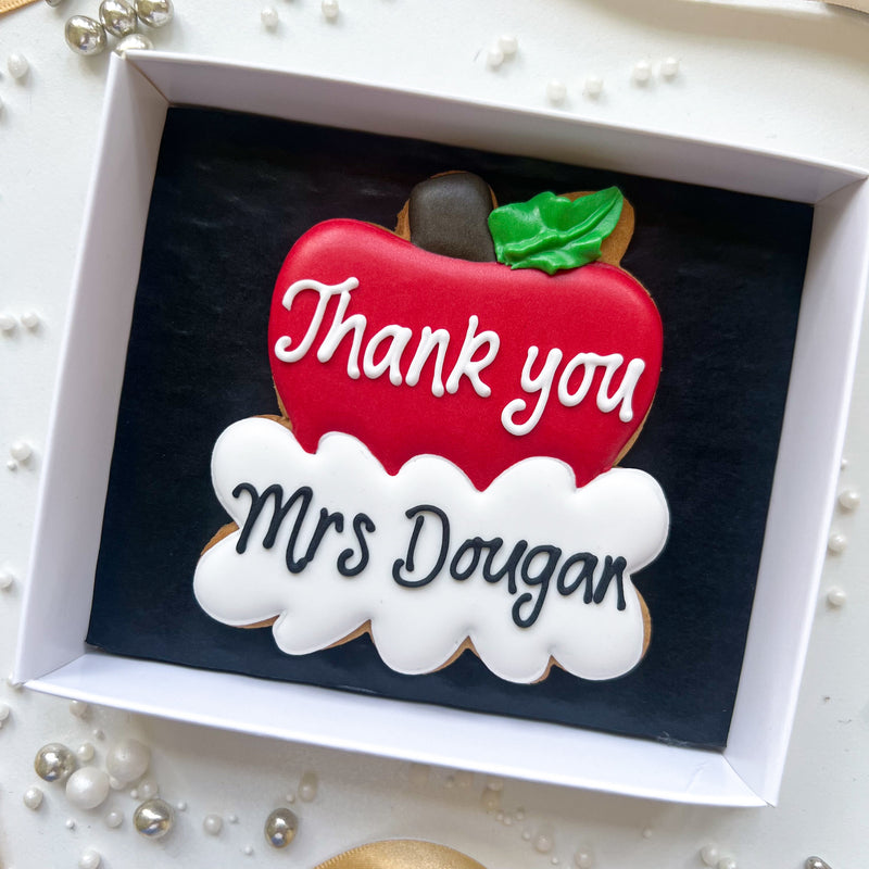 Personalised Teacher Thank You Biscuit