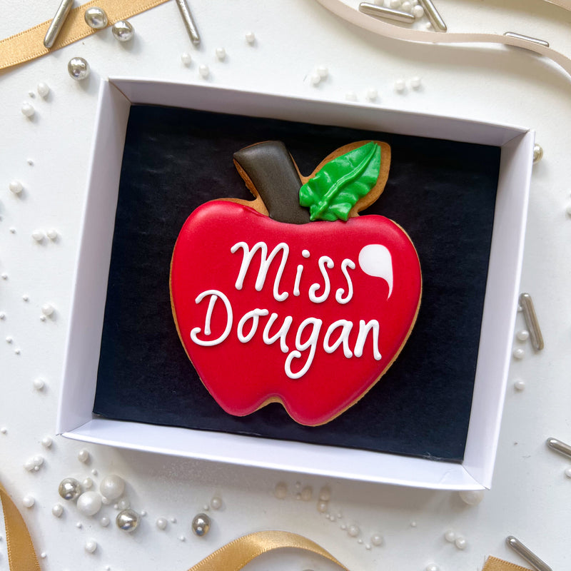 Teacher Apple Biscuit Gift Box