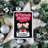 Personalised Reindeer & Merry Christmas Biscuit Gift Box
